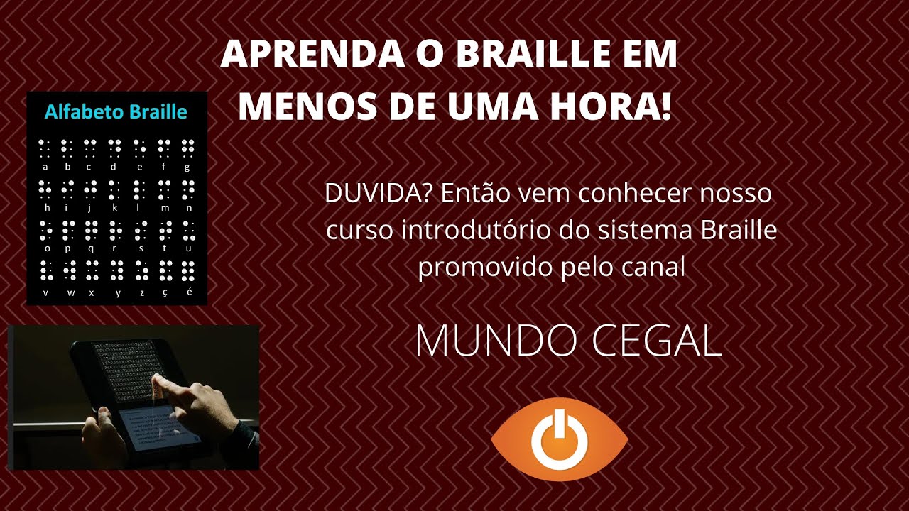 Curso rápido de Braille - Aprenda em menos de uma hora!