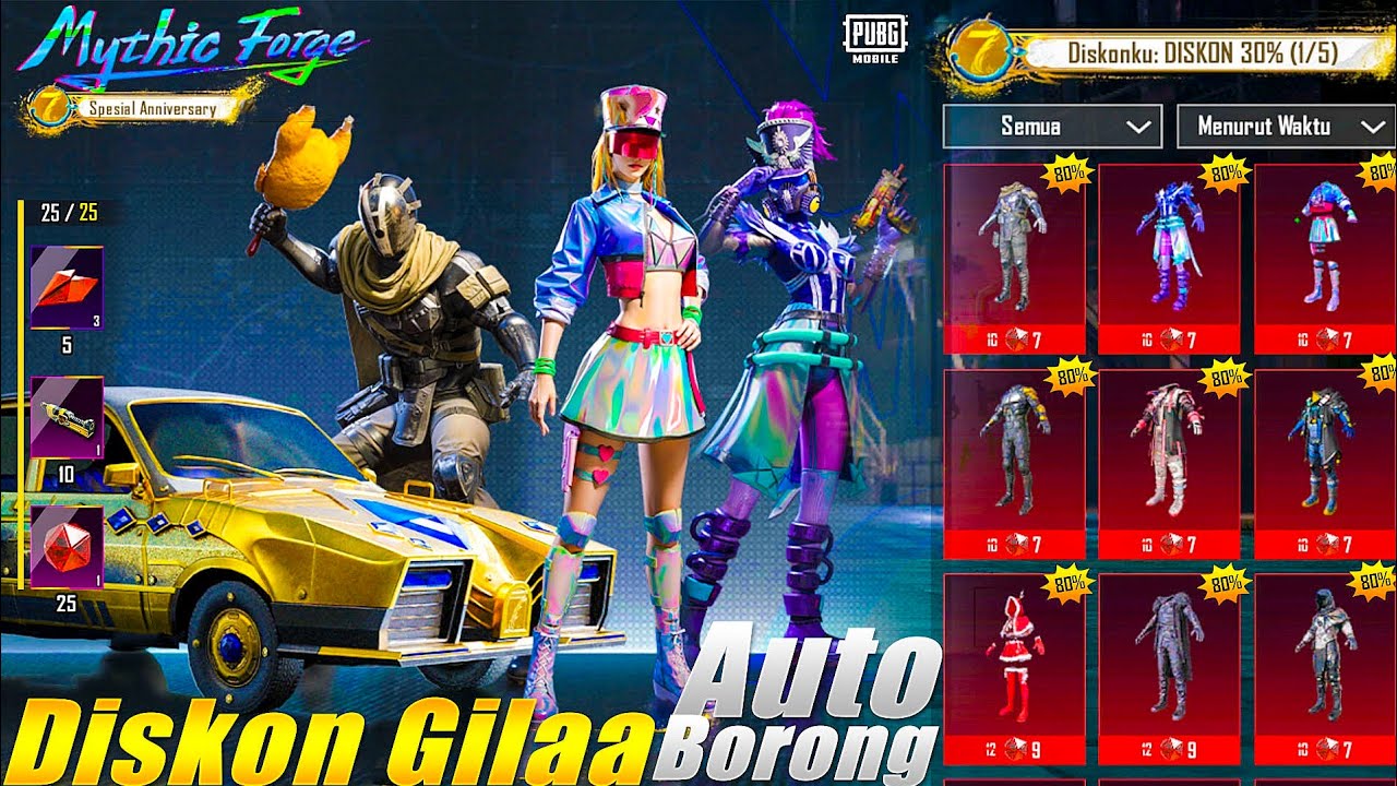 SPESIAL ANNIVERSARY KE 7 MYTHIC FORGE JADI DISKON GUYS GK JADI HILANG KENA PRANK WKWK GASS SIH💥😂😂💥