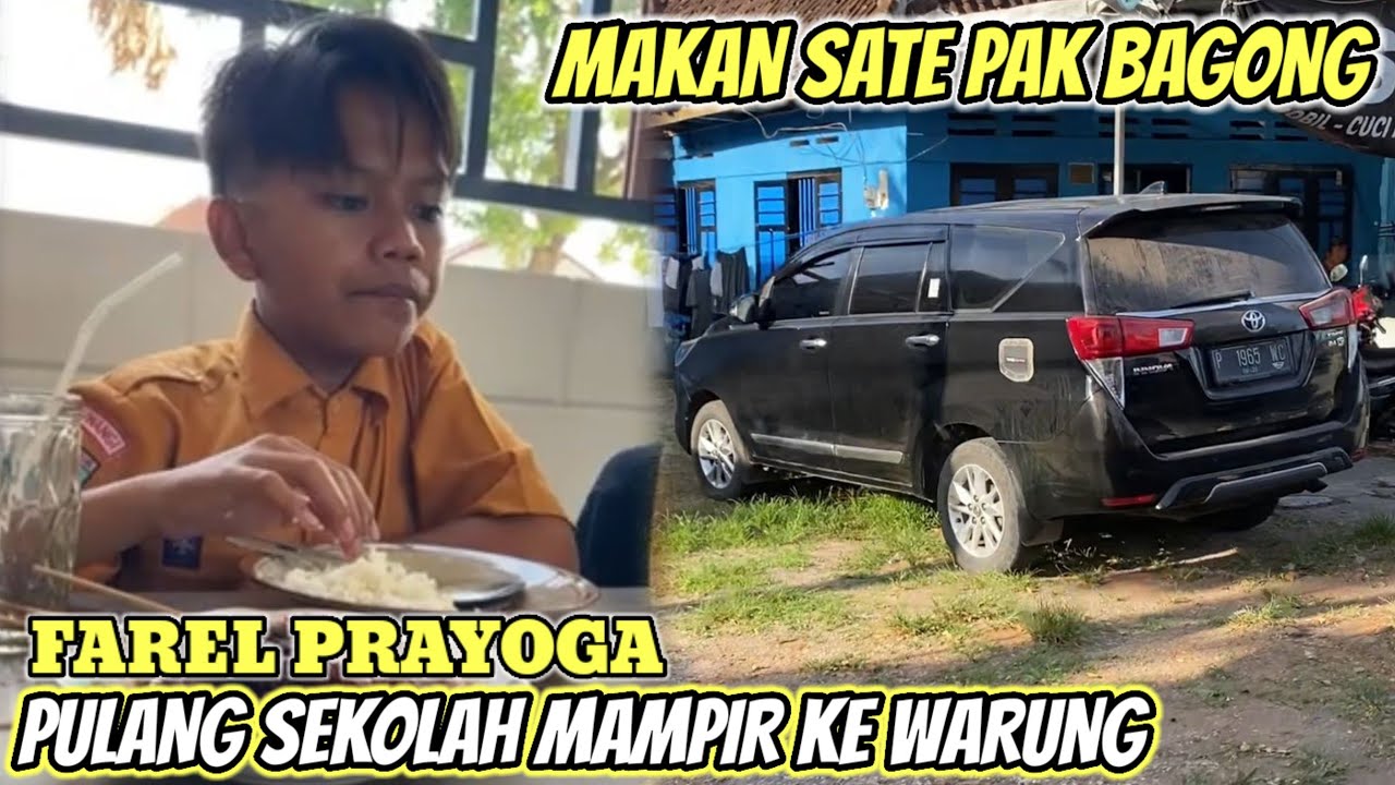 FAREL MAMPIR KE WARUNG‼️PERJALANAN DARI SEKOLAH FAREL PRAYOGA SAMPAI POHON SAWO