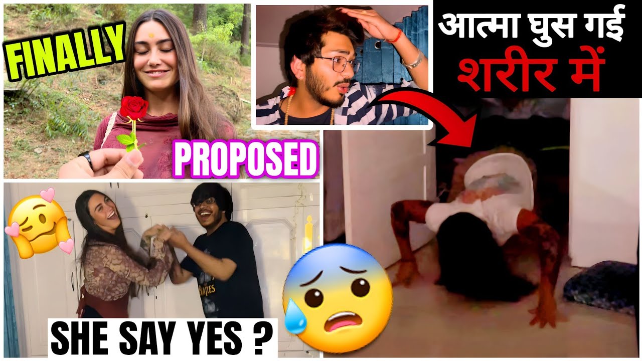 Finally I PROPOSED HER 💍 SHE SAY YES ? 😱