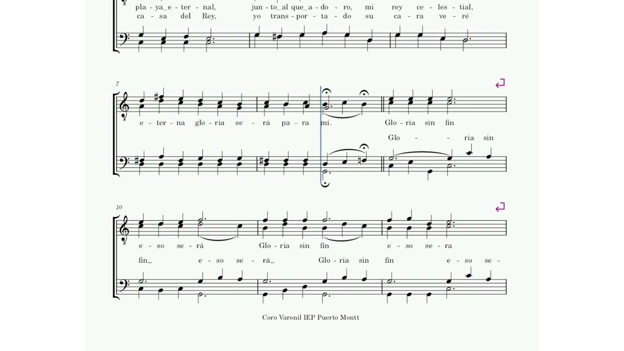 4. Himno de Gloria - Bajo