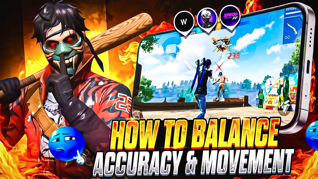 Balance Movement 🌪️ & Accuracy 😎50-50 in Free Fire 🔥 | FF Tips & Tricks ✅