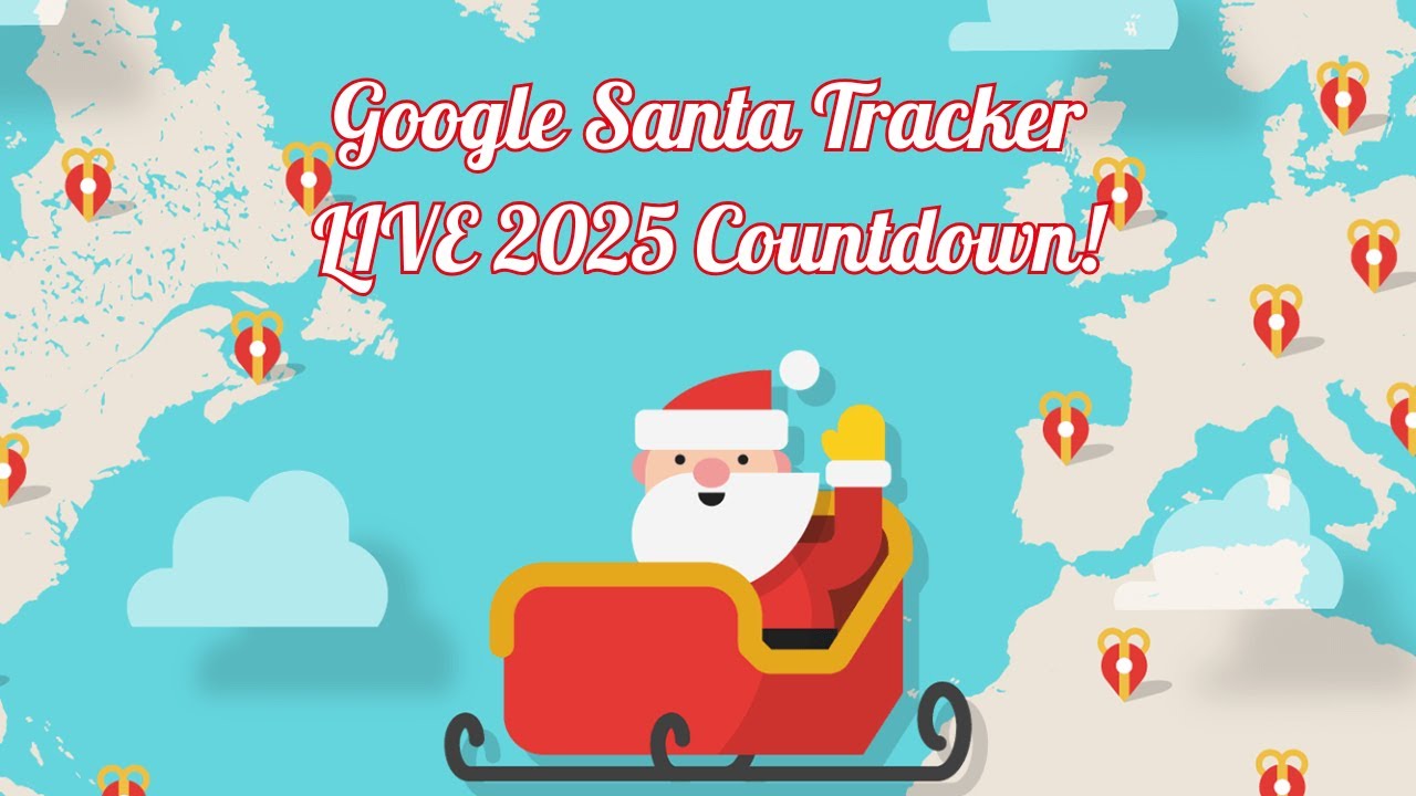 Santa Tracking LIVE 2025 - Countdown Stream