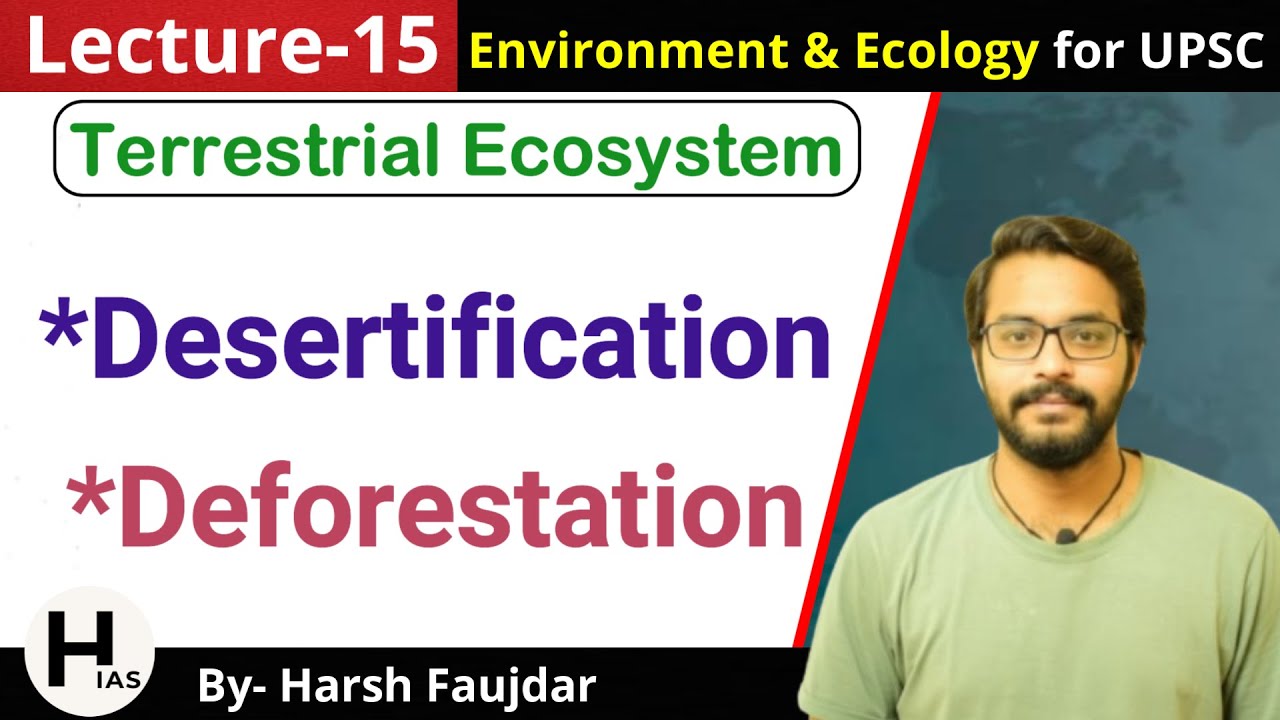 E15: Desertification & Deforestation | Environment for UPSC