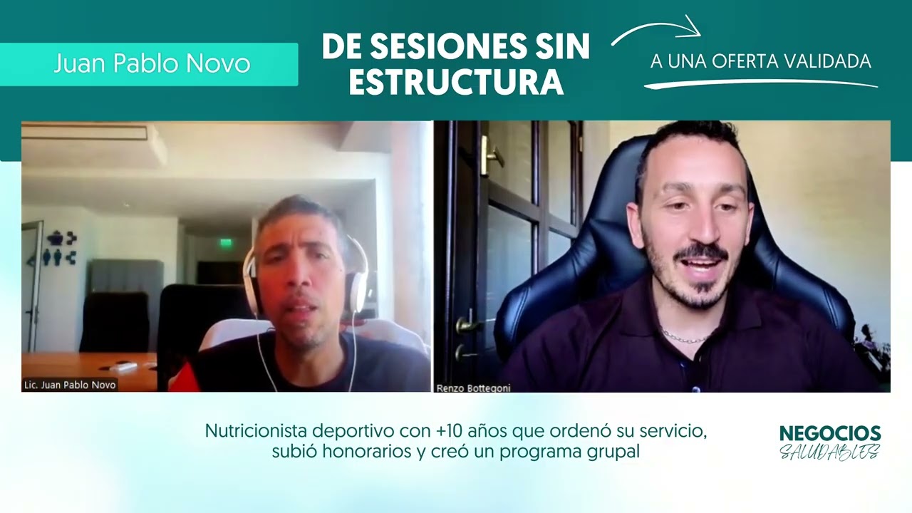 Nutricionista validó su programa y dejó de depender solo del 1 a 1 | Testimonio