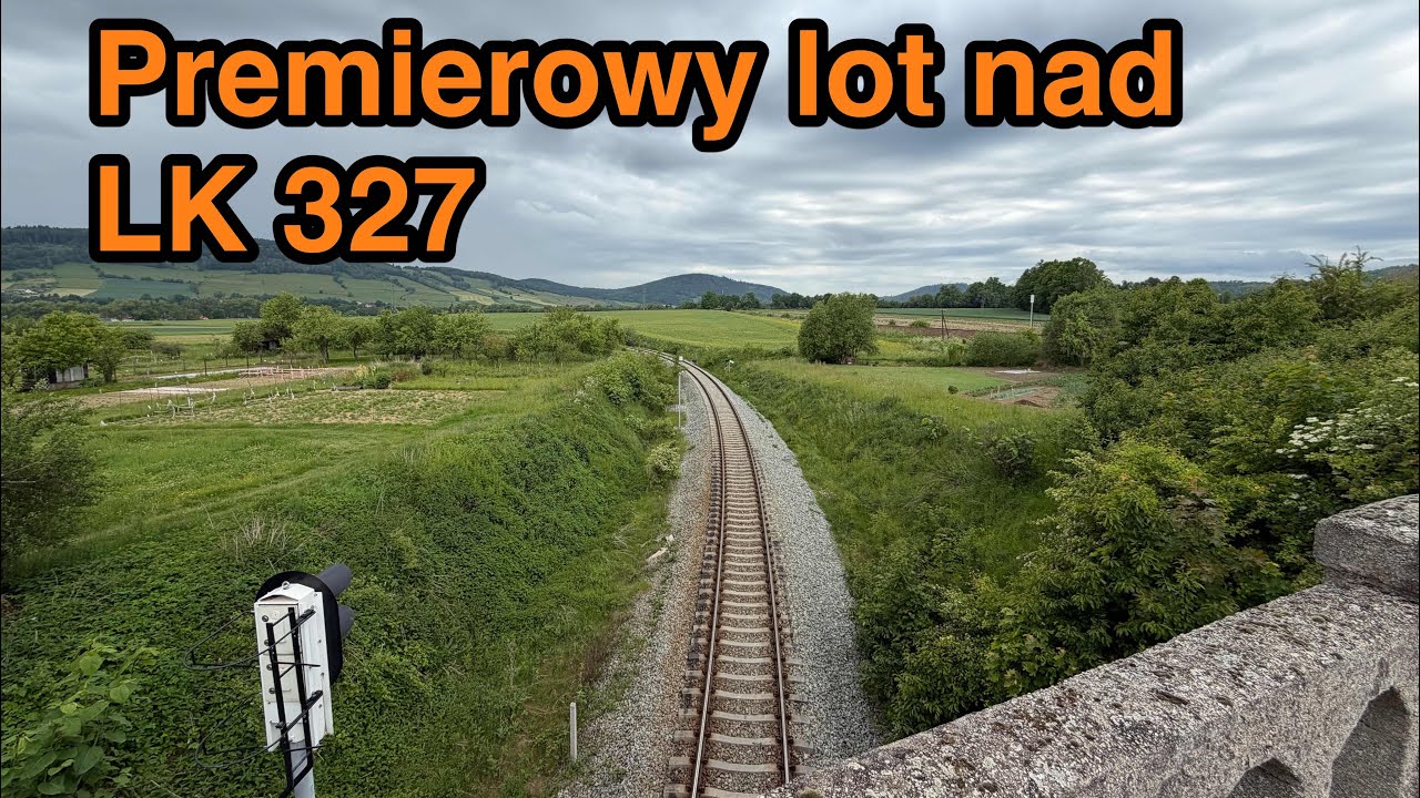 Pierwszy lot nad Linią Kolejową nr 327 Ścinawka Średnia - Ratno &ndash; Radk&oacute;w w maju 2026