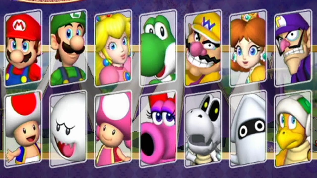 Mario Party 8 - All Characters