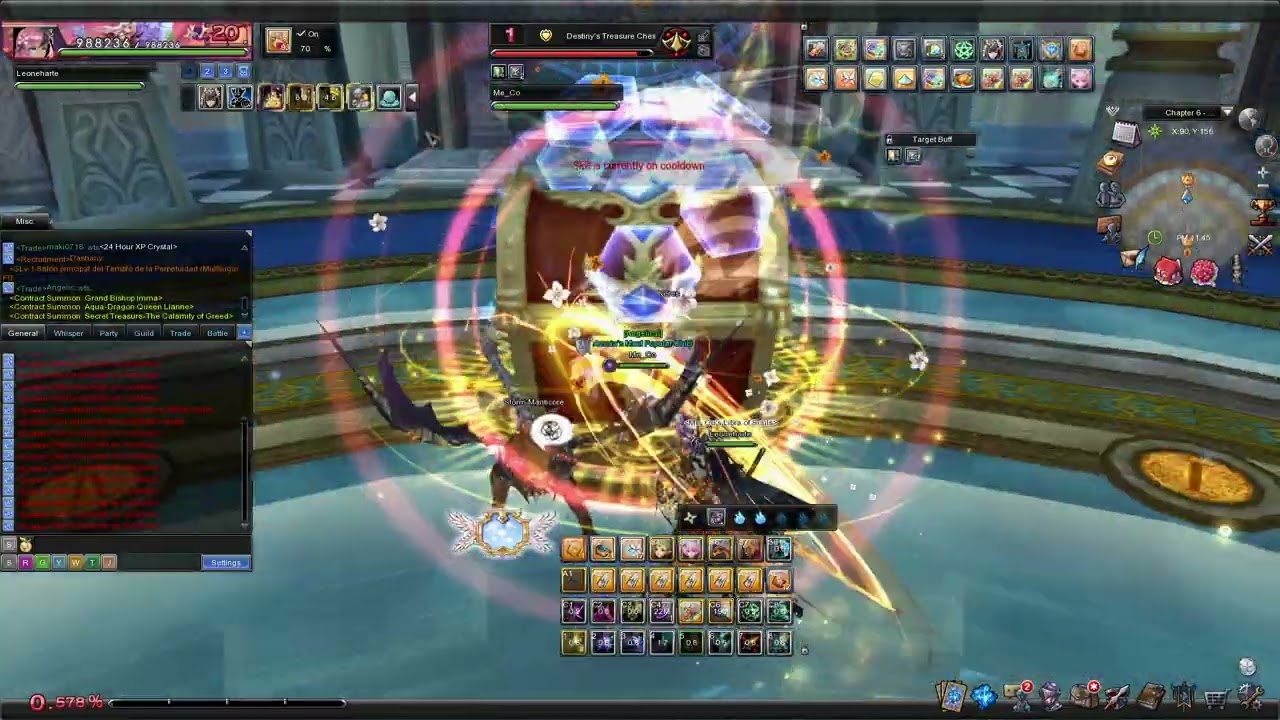 Aura Kingdom Online - Star Caller Gameplay - Vault of Eternity 5-Players Floor 1 - Floor 12