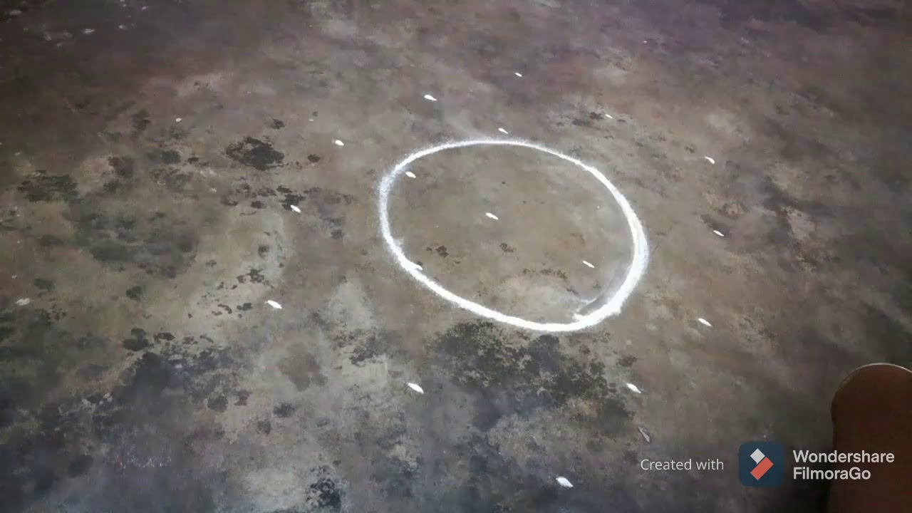 Kolam 137 // corona kolam  5*3 dots