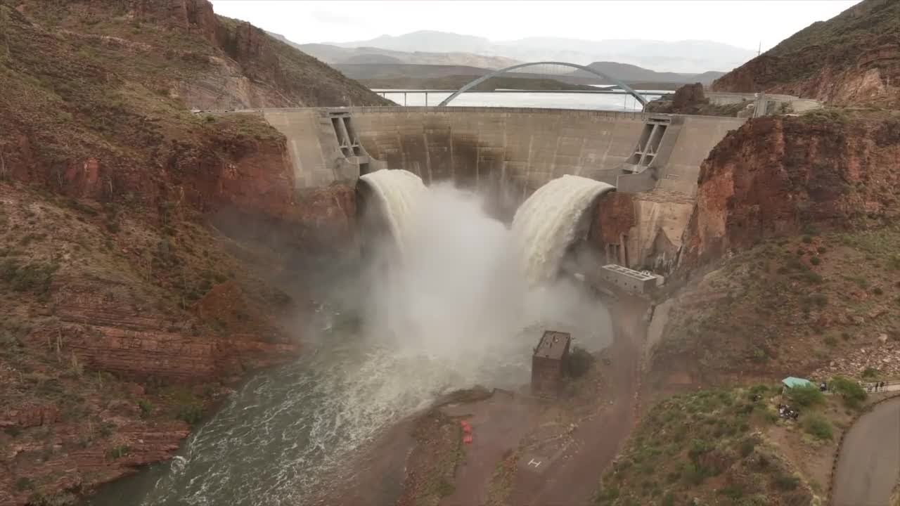 ABC15 tours century-old Stewart Mountain Dam providing hydropower to the Valley