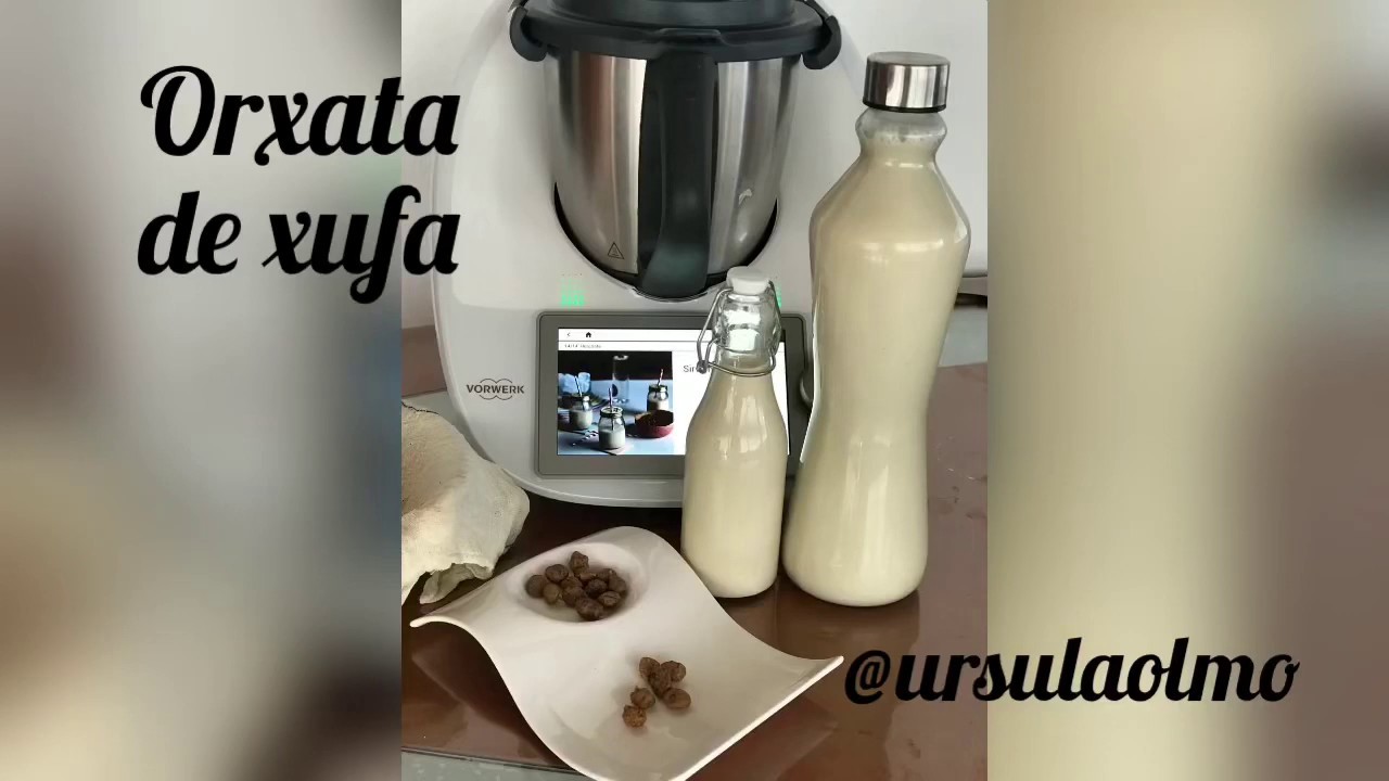 Orxata de xufa amb Thermomix