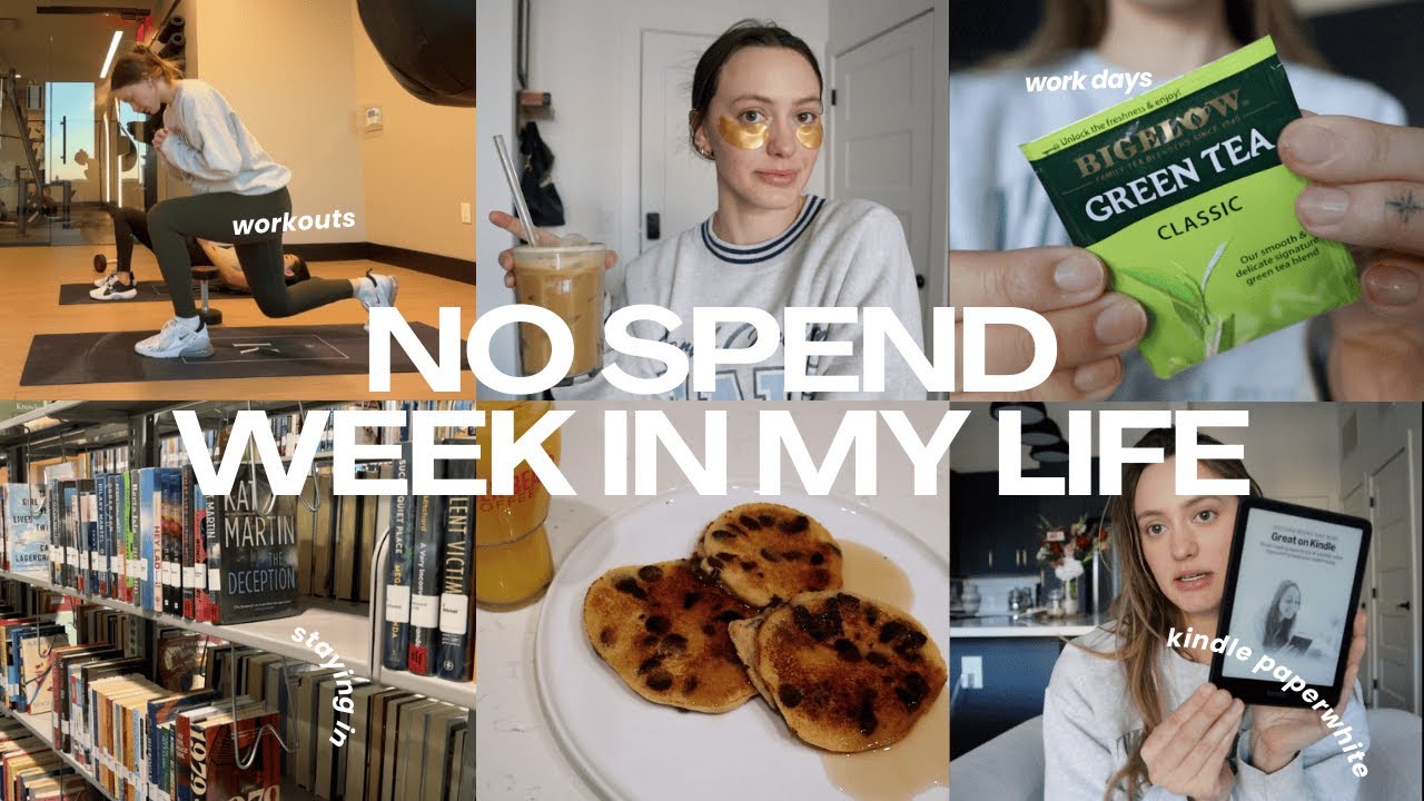 NO SPEND WEEK CHALLENGE 💸  Only $20!! Essential spending ONLY, cooking, staying home