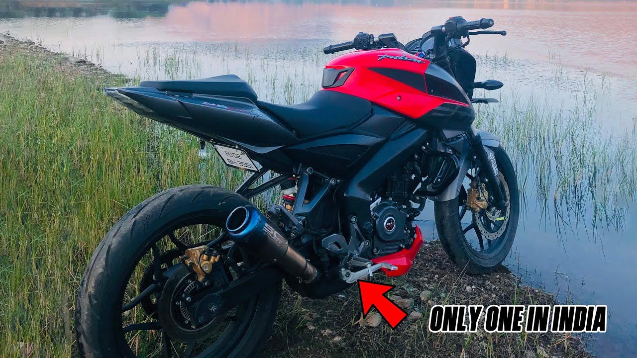 Racing Rearsets on Pulsar NS200 🔥