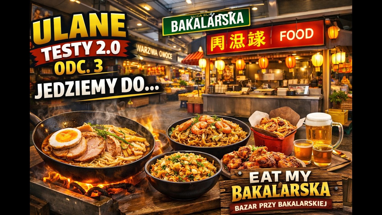 THE BEST ASIAN STREET FOOD IN WARSAW?! 🔥 Eat My Bakalarska | Ulane Testy 2.0 Ep. 3
