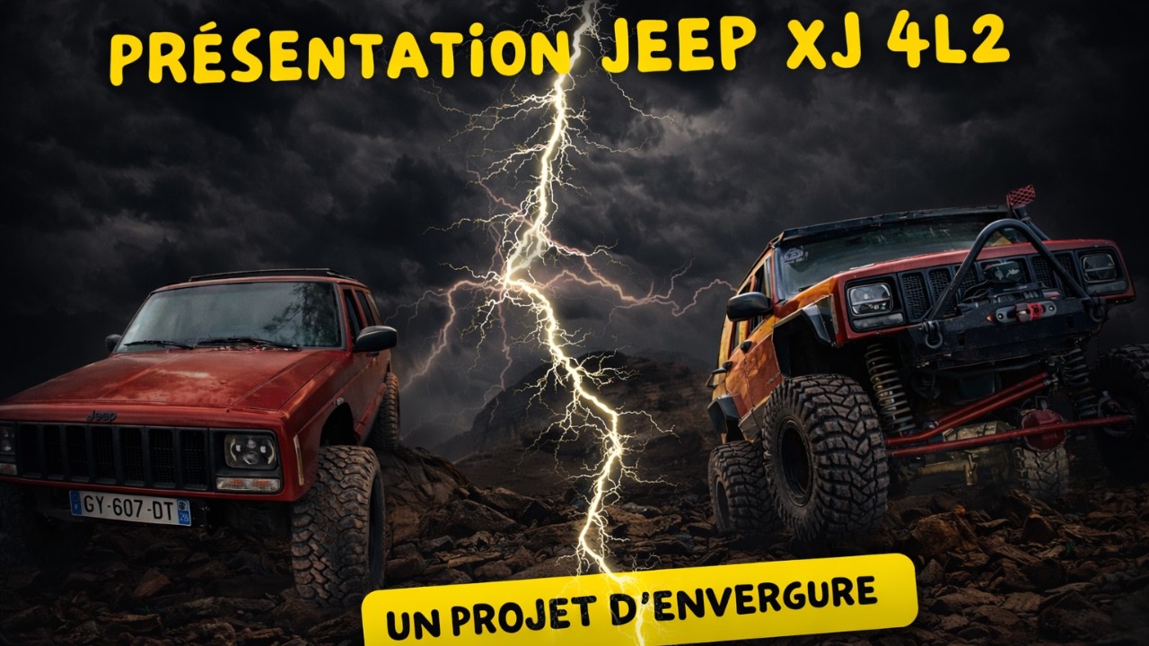 PRESENTATION D'UN MAGNIFIQUE JEEP XJ 4L2  - AVEC QUOI TU ROULE #2