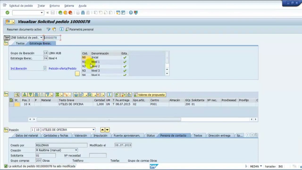 Pedido abierto con Imputación SAP MM | ME31K, ME32K, ME33K.