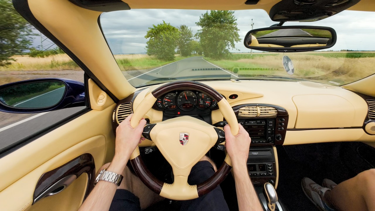2001 Porsche 911 Carrera 4 (996) cabrio - Chill drive with beautiful girl 😍