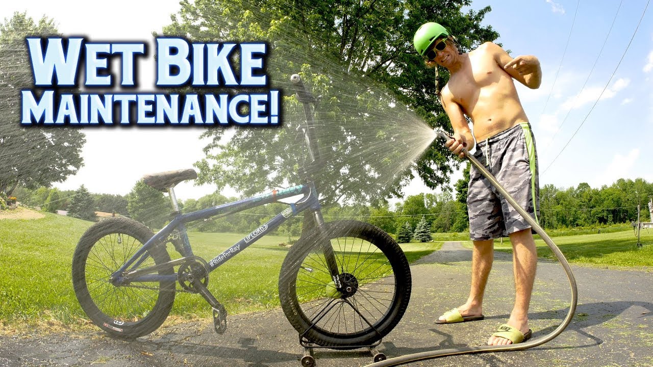 Wet BMX Bike Maintenance - After Rain Clean Up