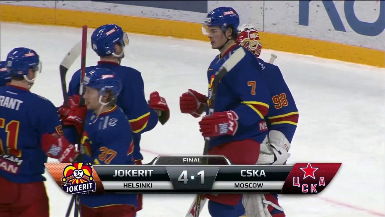 Йокерит – ЦСКА 4:1, 20 декабря 2018