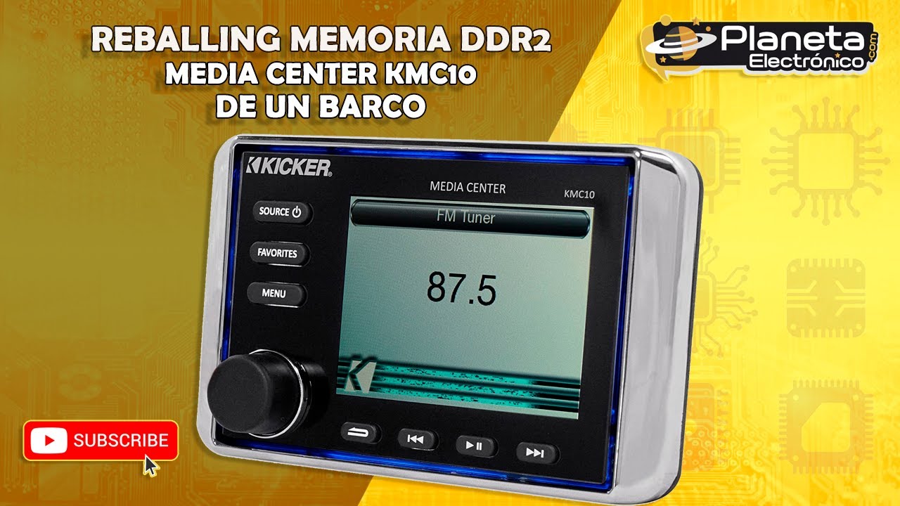 📼 LO QUE NINGUN ELECTRONICO TE ENSEÑARA A HACER “REBALLING” Memoria DDR2 en MEDIA CENTER KMC10 📼