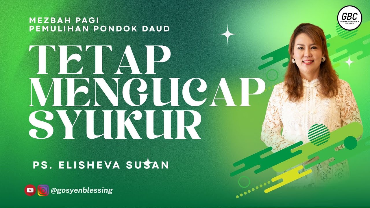 IBADAH MEZBAH PAGI PEMULIHAN PONDOK DAUD GBC I 2 FEBUARI 2026