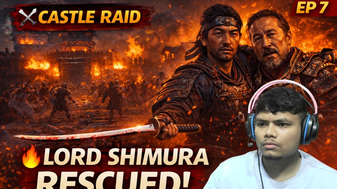 ⚔️ Ghost of Tsushima EP 7 – Castle Raid & Lord Shimura Rescued 🔥