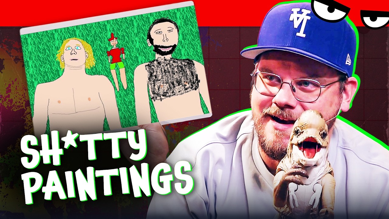 Wer hat denn soviel BRUSTHAAR? - Filme an Bildern erraten | Sh**ty Paintings