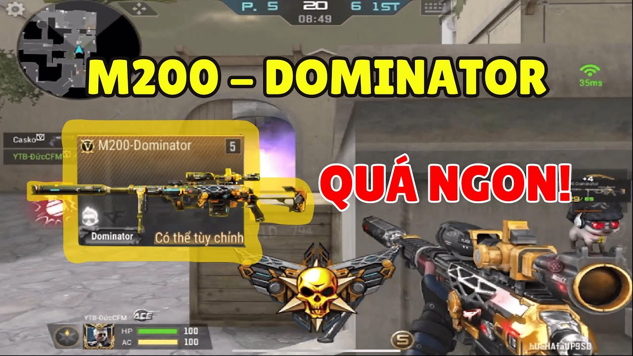 Crossfire Legends | Sniper M200 - Dominator Trong Đấu Đơn Quá Ngon Tiếc Cho Anh Em Bỏ Lỡ