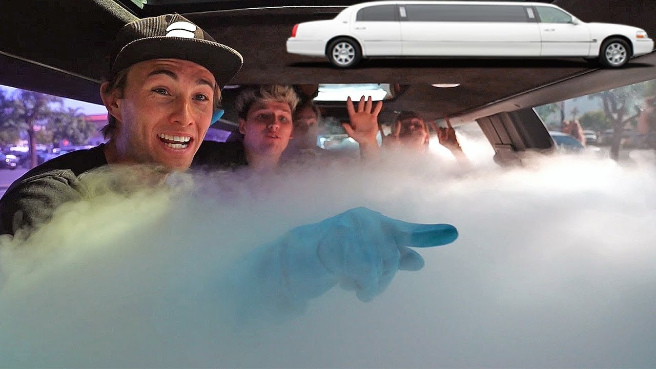 500LBS of DRY ICE in LIMOUSINE! *Satisfying Experiment*