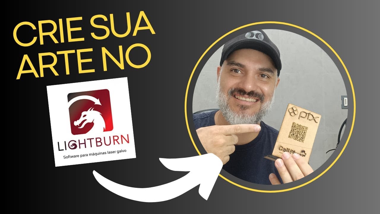 FAÇA SUA PROPIA ARTE DENTRO DO LIGHTBURN SEM PRECISAR DE OUTROS PROGRAMAS. PART 1.