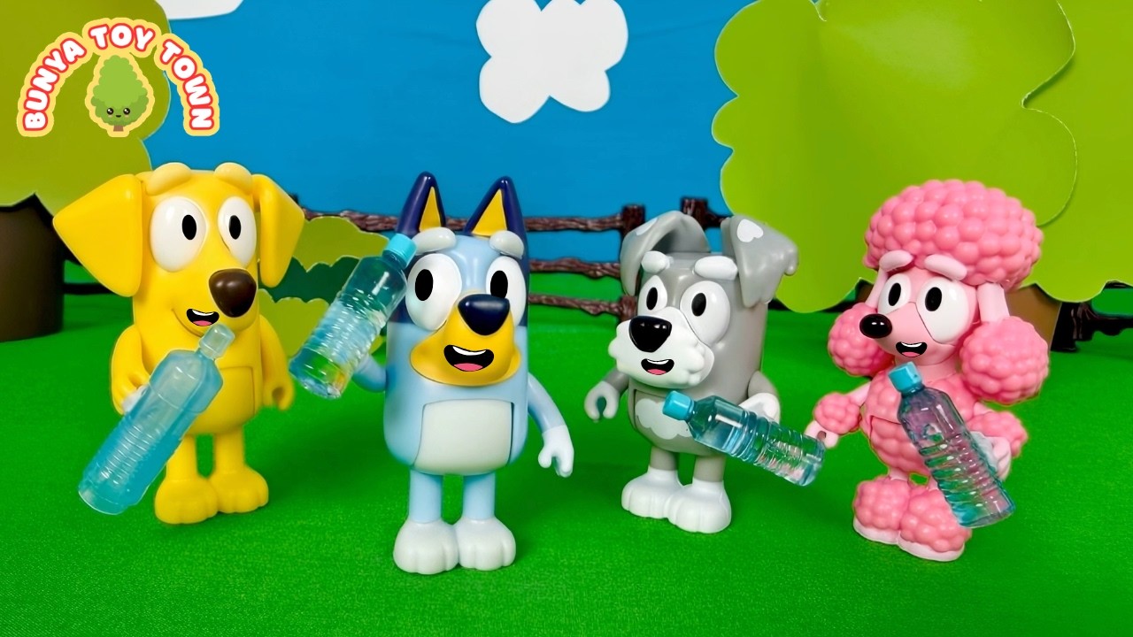 BLUEY - Drink Water and Stay Hydrated | Lessons For Kids | Bluey Toys Pretend Play