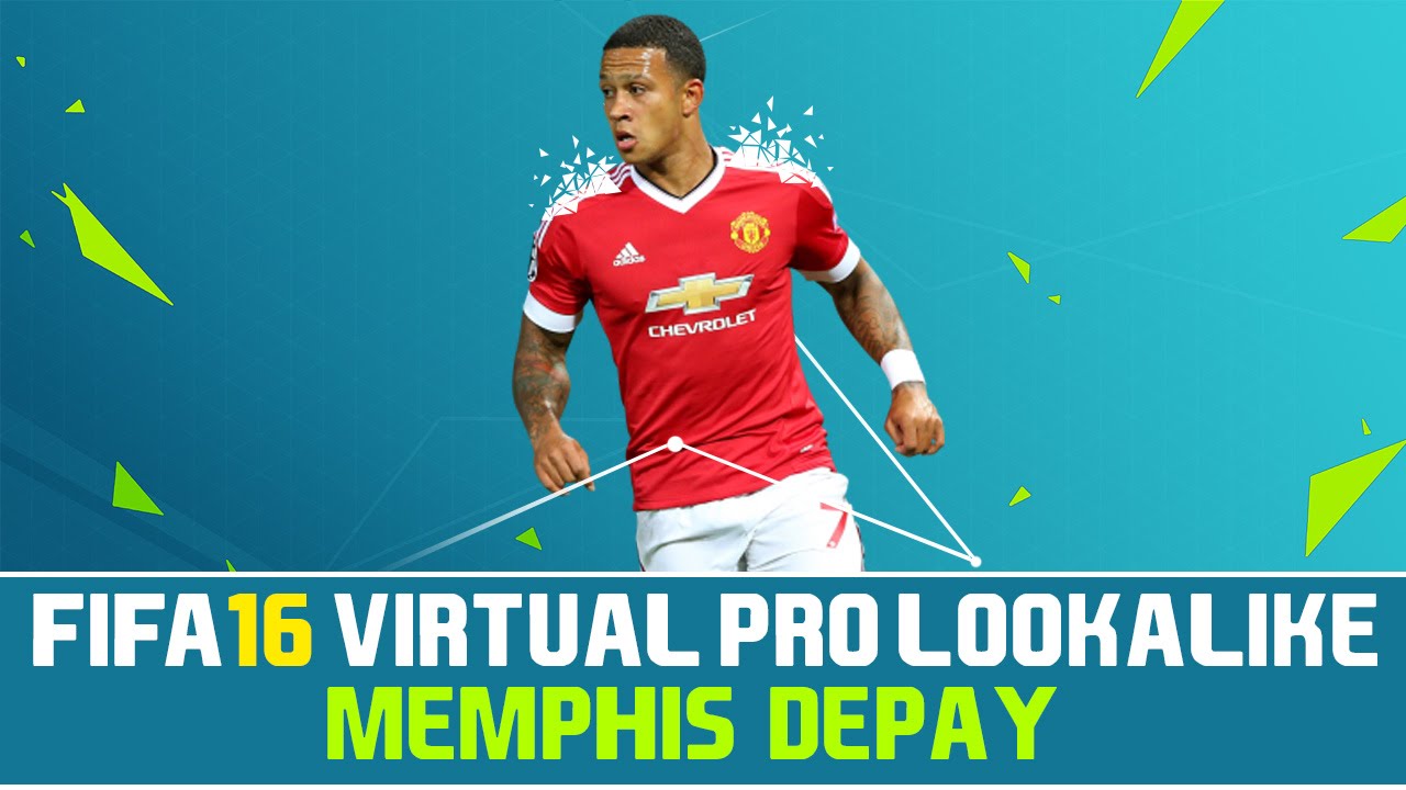 FIFA 16 | VIRTUAL PRO LOOKALIKE TUTORIAL - MEMPHIS DEPAY