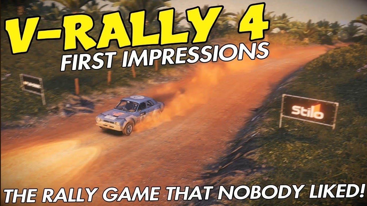 V-RALLY 4 &mdash; раллийная игра, которая никому не понравилась! &mdash; ПЕРВЫЕ ВПЕЧАТЛЕНИЯ (Моё 500-е видео!)