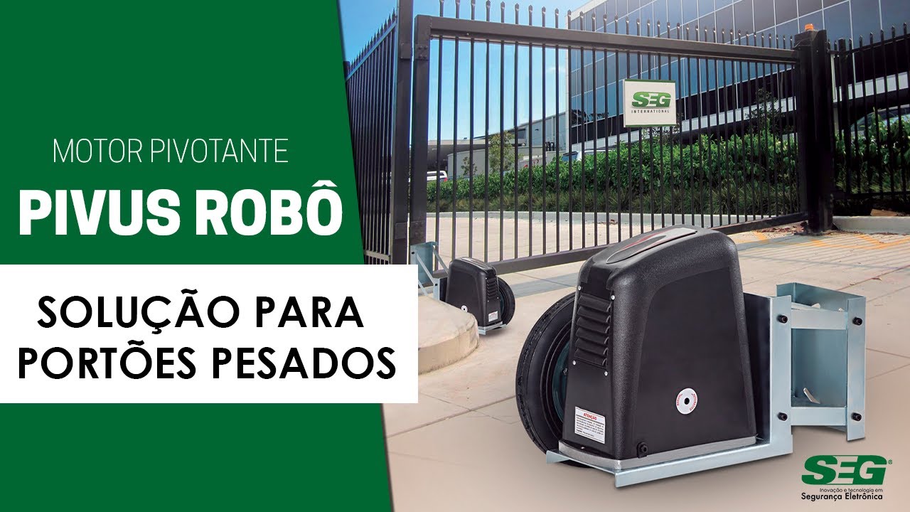 Motor Pivo Robô SEG | Solução para portões pesados