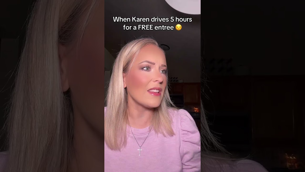 Карен готова проехать 5 часов ради чего-то БЕСПЛАТНОГО 😒 #карен #смешно #ресторан #комедия #истор...