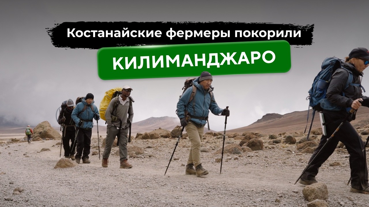 Костанайские фермеры покорили Килиманджаро - самую высокую точку Африки