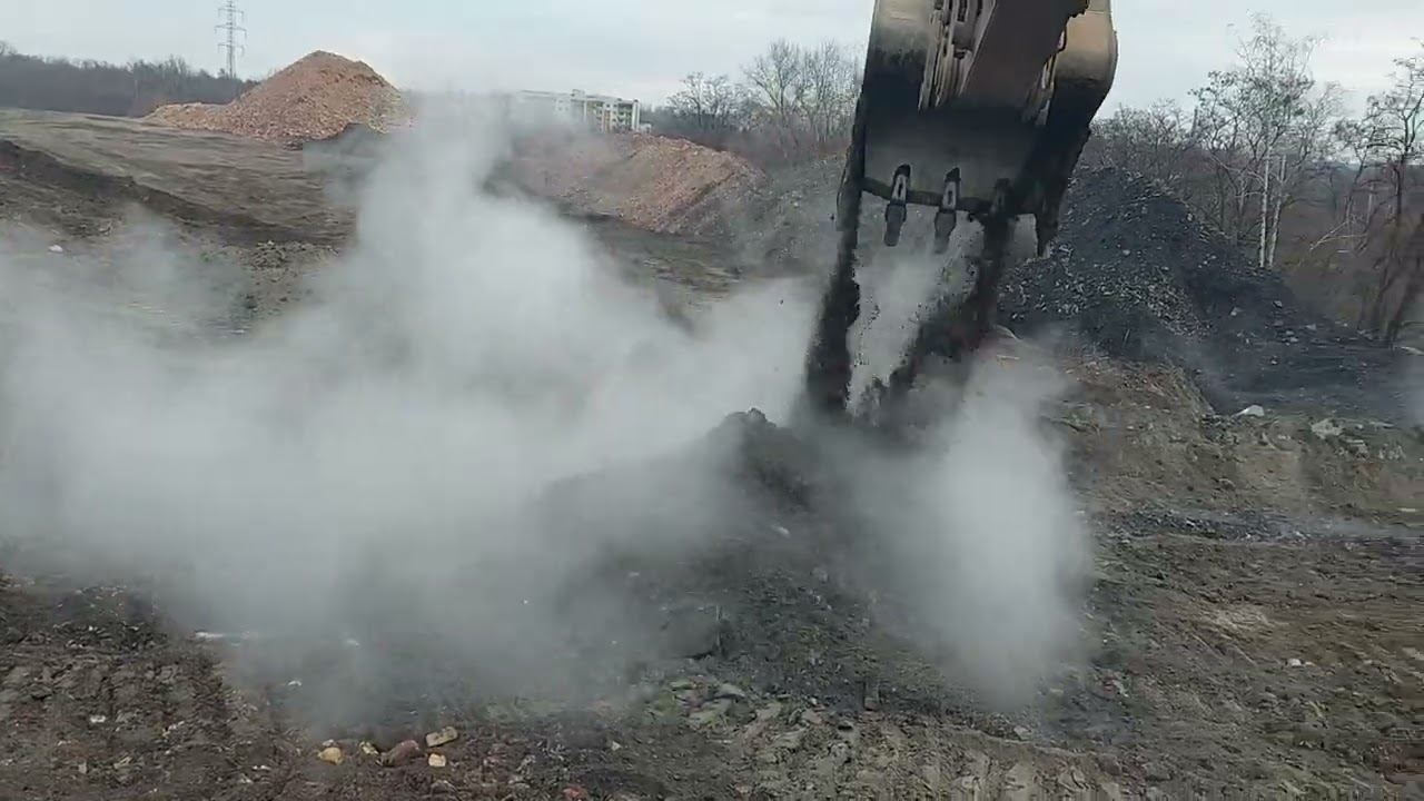 Caterpillar 349 E wygaszanie pożaru 