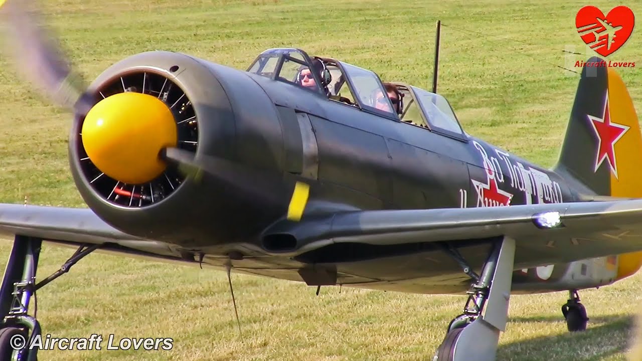 Arrival/Taxi │ Yakovlev Yak-11 │ Germany, Bienenfarm 04.07.15
