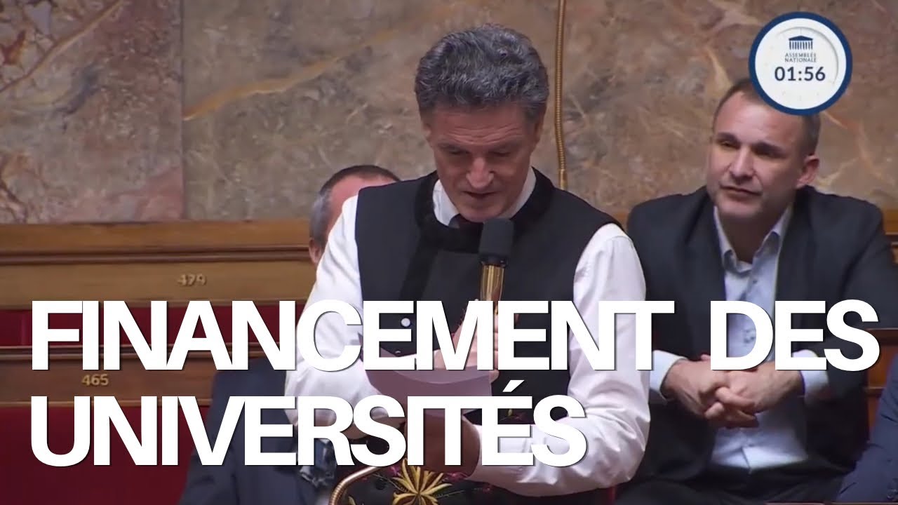 Paul Molac interpelle le Gouvernement sur le financement des Universités (QAG)