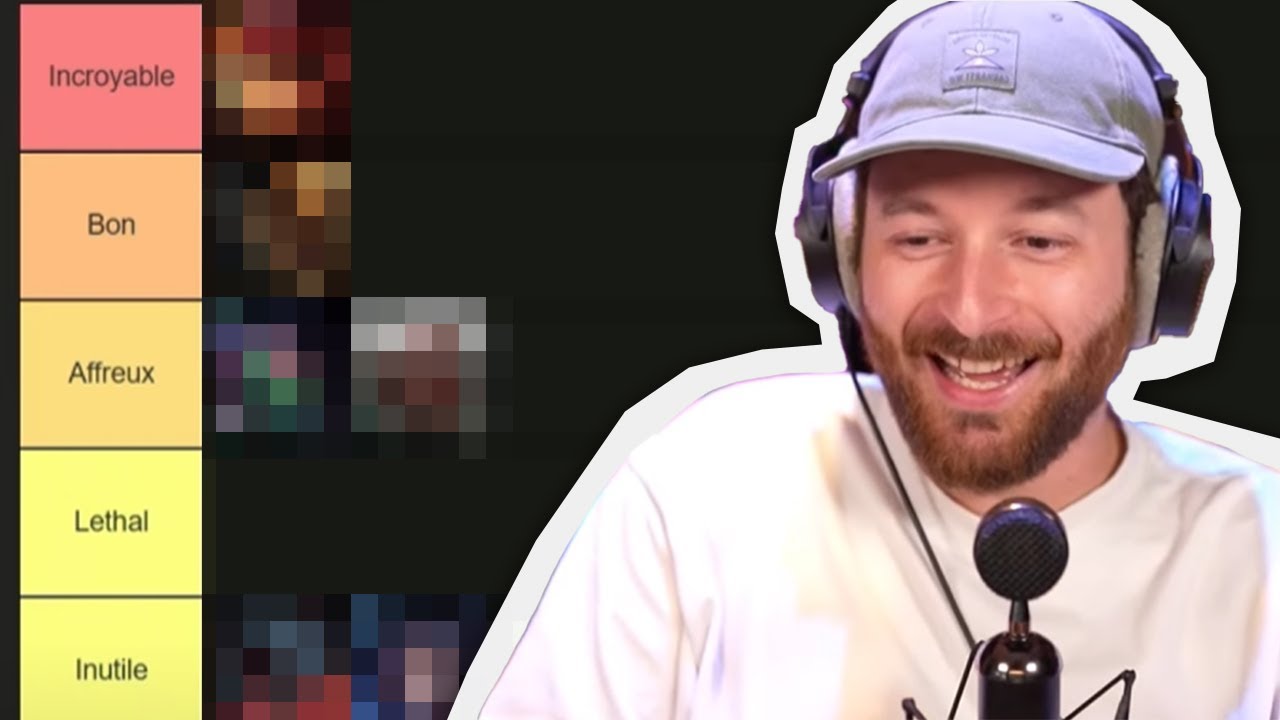 La TIERLIST la plus drôle du monde !