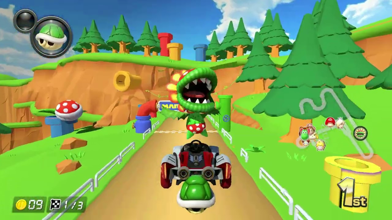 Mario Kart 8 Deluxe: Custom Track - Piranha Plant Pipeline
