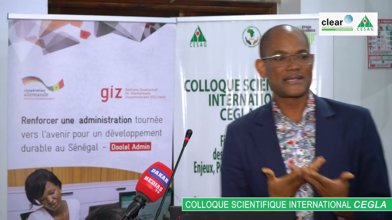 Dr Edoé Djimitri Agbodjan à la Conférence international du CEGLA, à Dakar en décembre 2024