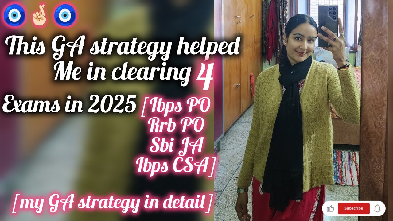 GA strategy that helped me in clearing 4 exams in 2025(IBPS PO,RRB PO etc.)|GA strategy in detail🧿🤞🏻