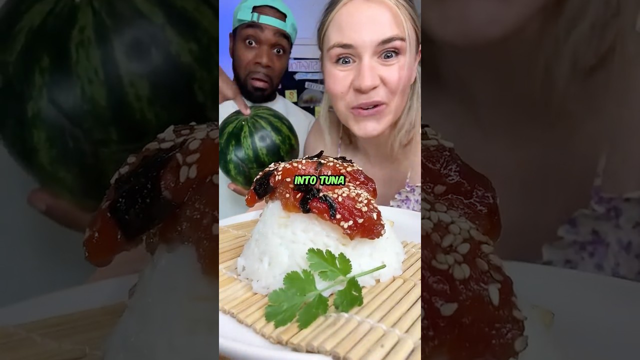 We Turned Watermelon into TUNA! 🍉🐟 | Day 5 of Watermelon Viral Snacks