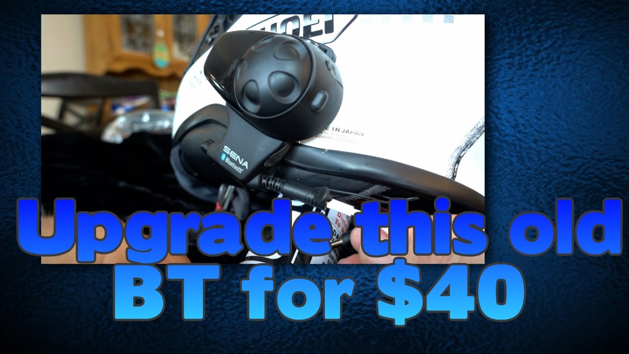 New Life From An Old SENA SMH10 Helmet Bluetooth - Old Cop Motovlogs