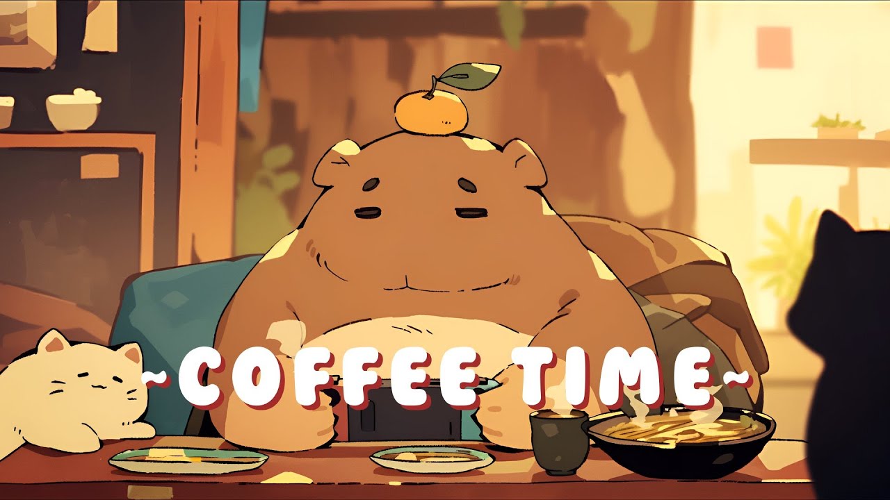 [60 Minutes] Capybara Beat Station - Ambient Study Beats Mix ~ Tranquil Mood ~ 🦫 🎮 ☕