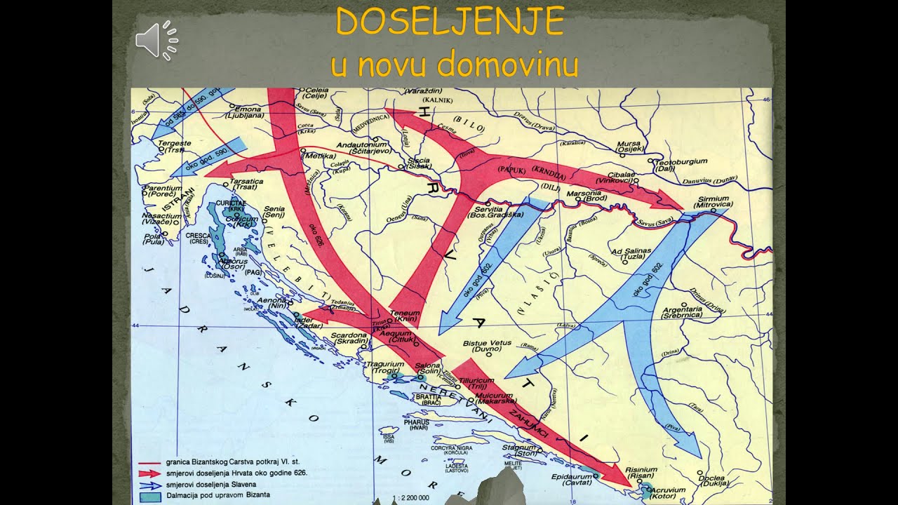 POVIJEST  HRVATA  - doseljenje, knezovi