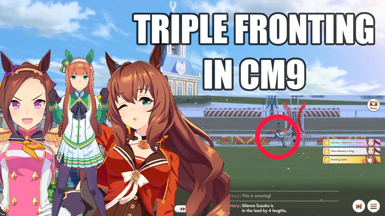 TRIPLE FRONTING IN CAPRICORN CUP (CM9) | Uma Musume