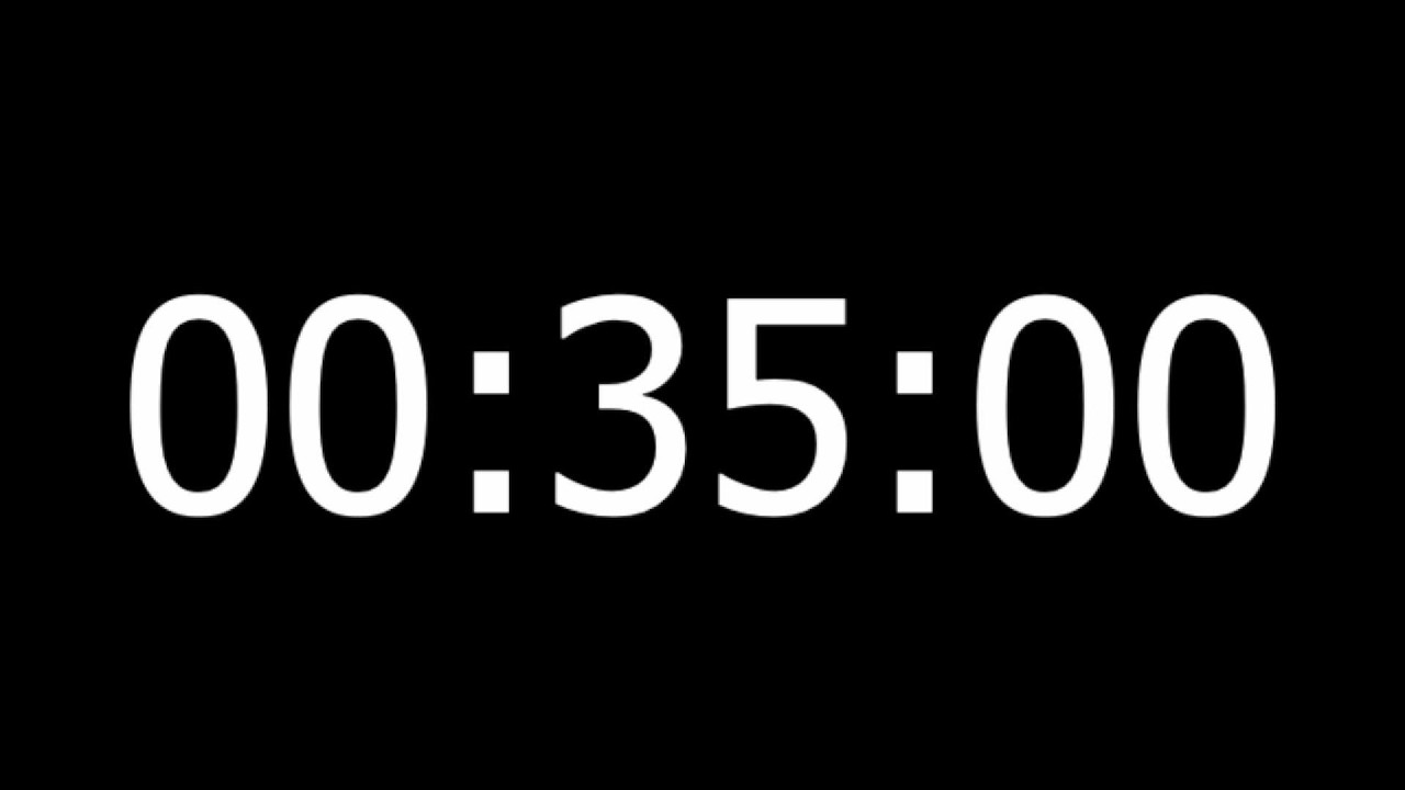 Countdown 35 Minute  Timer ⏱️