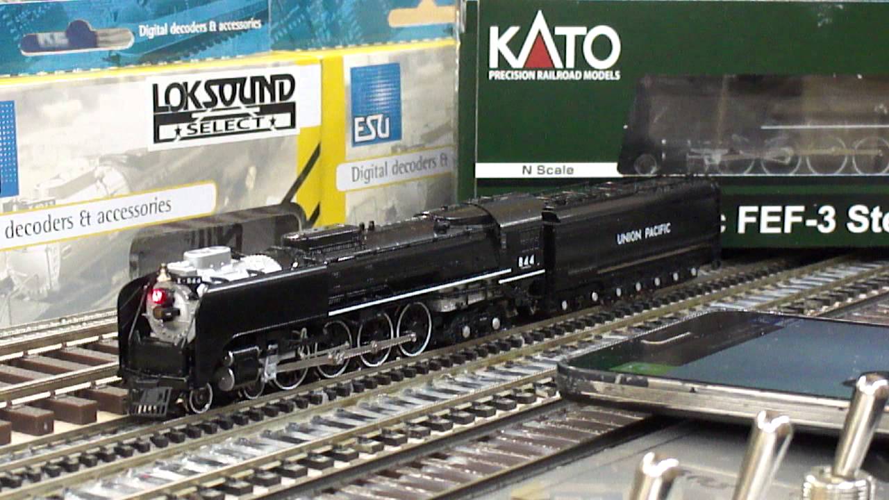 N Scale Kato FEF-3 with ESU LokSound Select DCC and SBS4DCC Sugar Cube Speaker